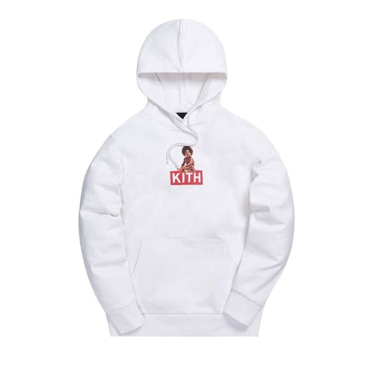 Kith x Biggie Classic Logo Hoodie White