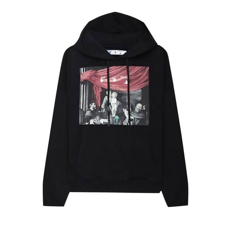 Off-White Caravaggio Paint Over T-Shirt Black