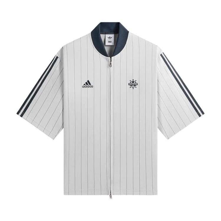 Kith For Adidas Football Pinstripe Jersey White