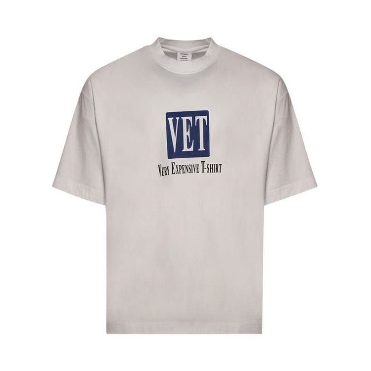 Vetements Vet Cropped Cropped Boxy T-Shirt White