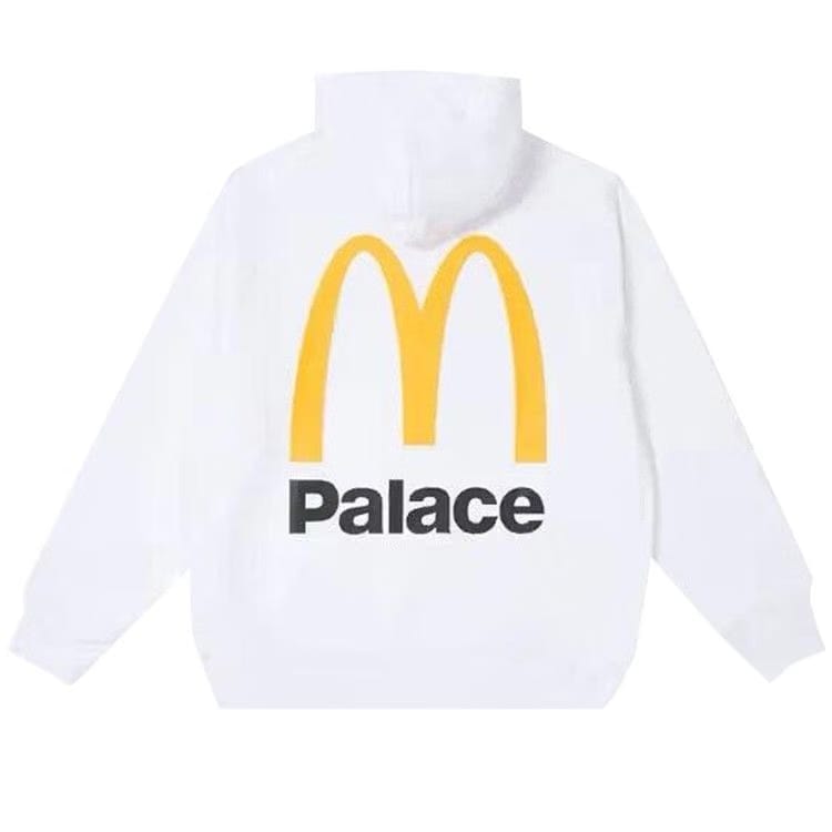 Palace x McDonald's Logo Hoodie White