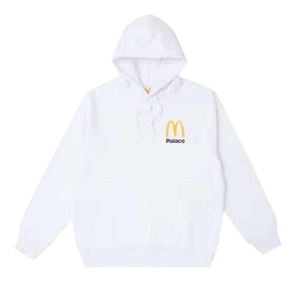 Palace x McDonald's Logo Hoodie White