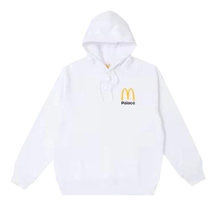 Palace x McDonald's Logo Hoodie White
