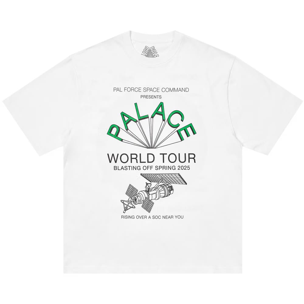 Palace World Tour T-Shirt White
