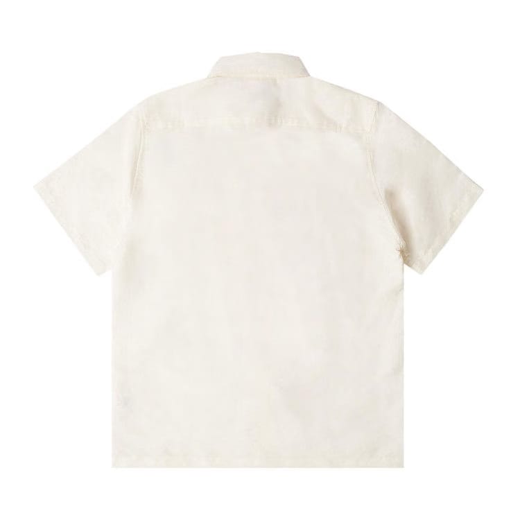 Parra The Dunes Shorts-Sleeve Shirt Off White