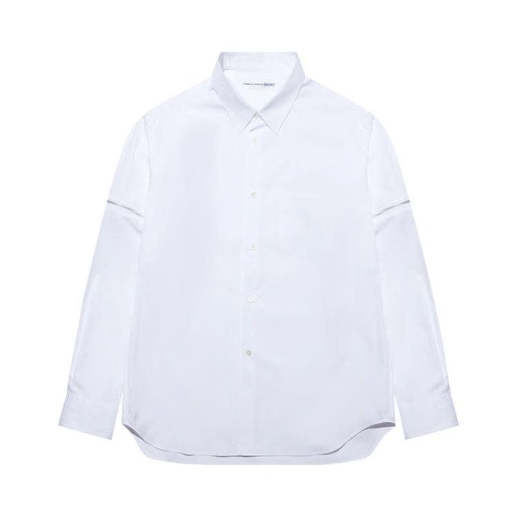 Comme des Garçons SHIRT Zip Off Sleeve Shirt White