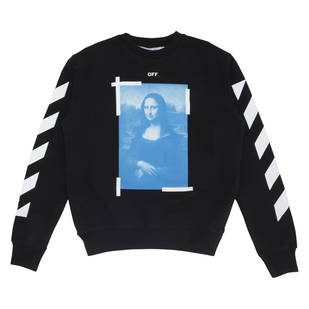Off-White Monalisa Slim Crewneck Black/White