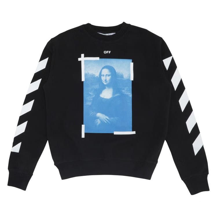 Off-White Monalisa Slim Crewneck Black/White