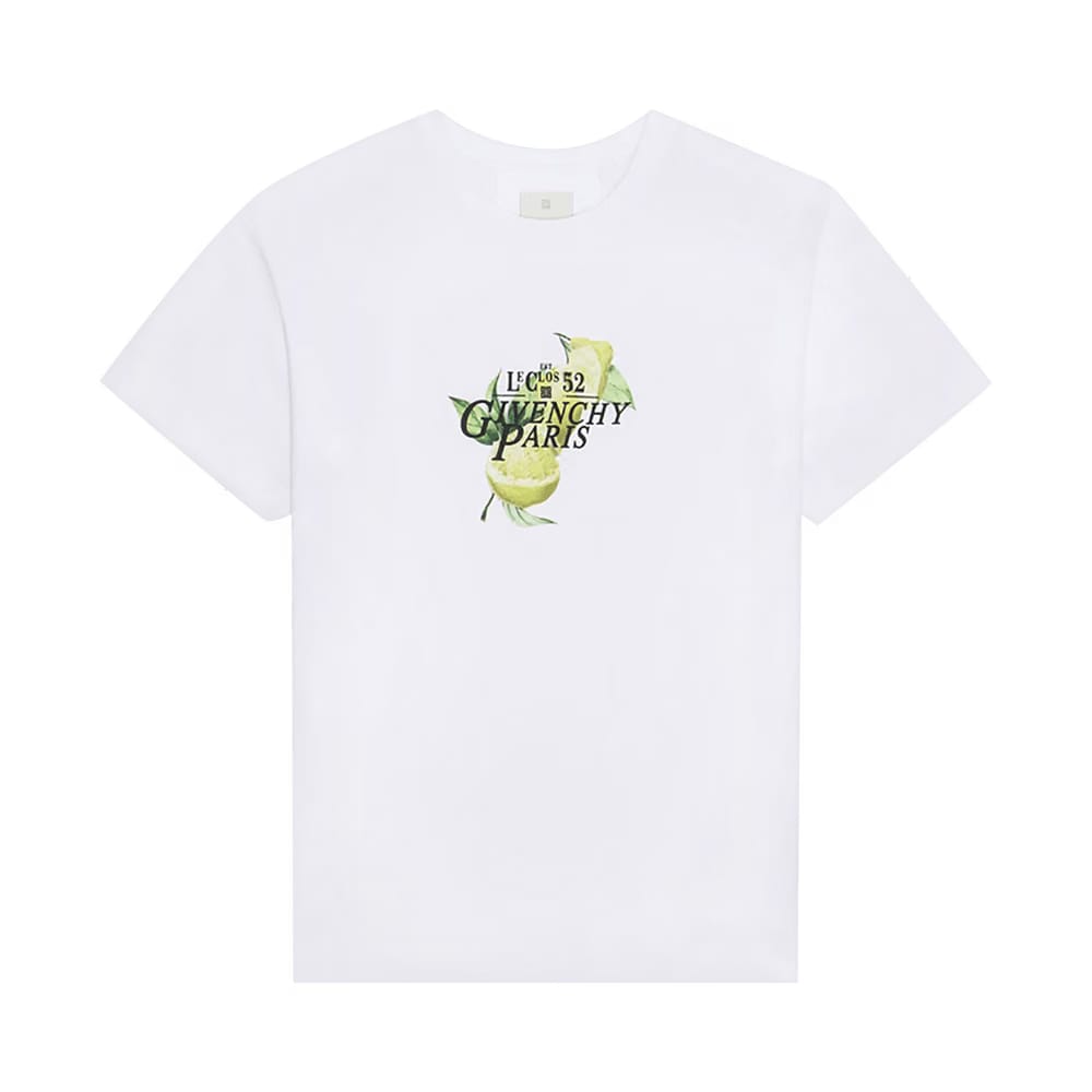 Givenchy Logo Printed T-Shirt White