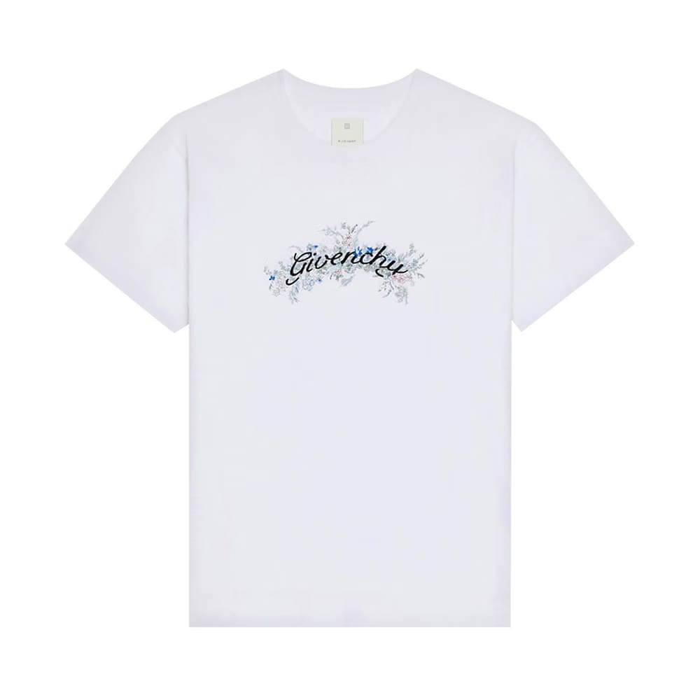 Givenchy Flowers T-Shirt White