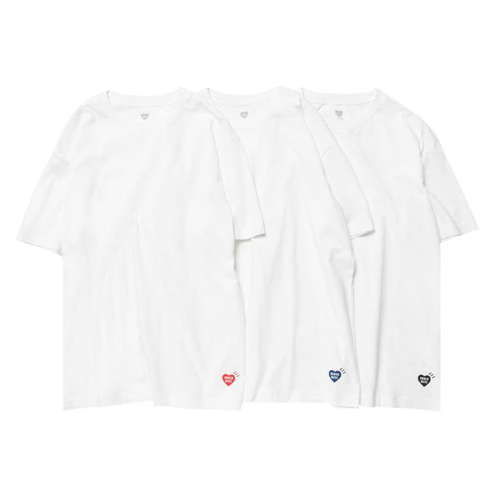 Human Made T-Shirt (3 Pack) White
