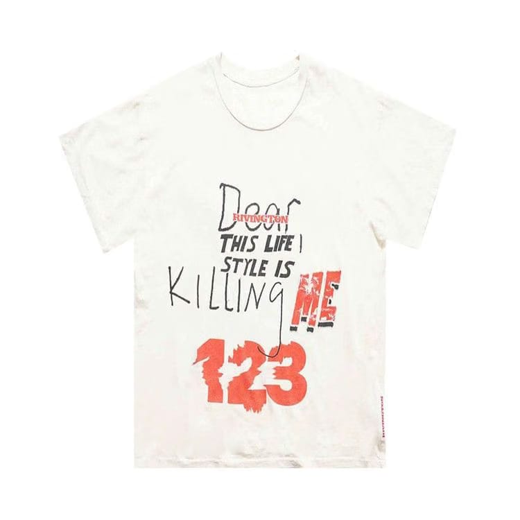 RIVINGTON roi Rebis Killing Me T-Shirt White