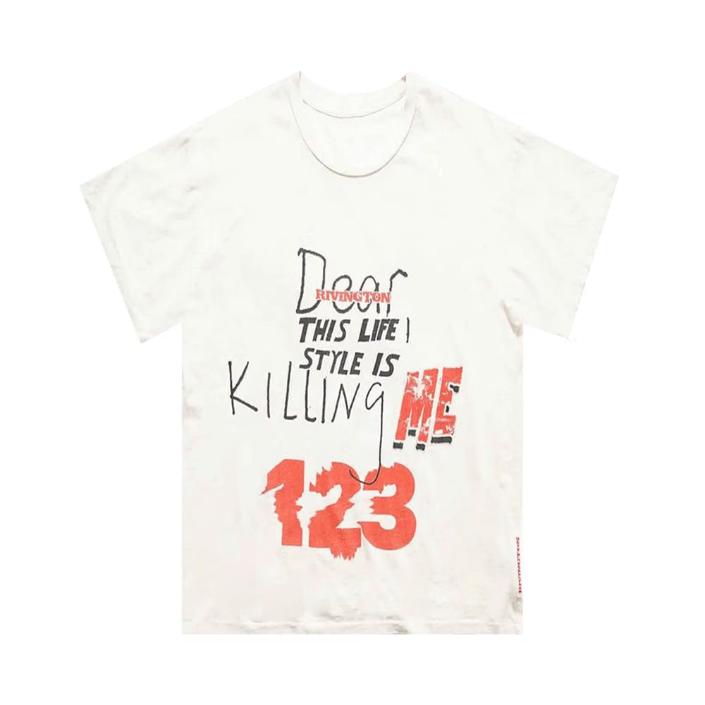 RIVINGTON roi Rebis Killing Me T-Shirt White