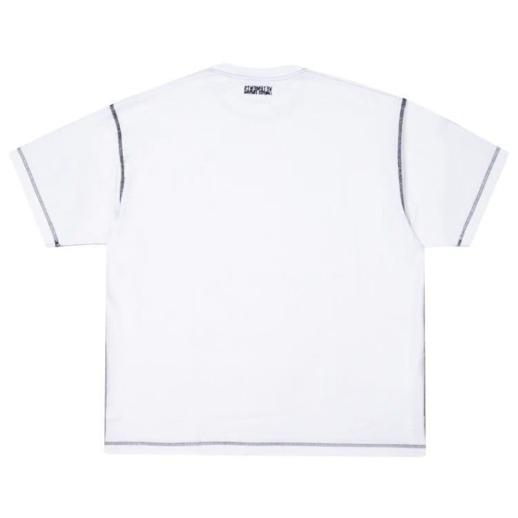 Vetements Inside Out Embroidered Logo T-Shirt White