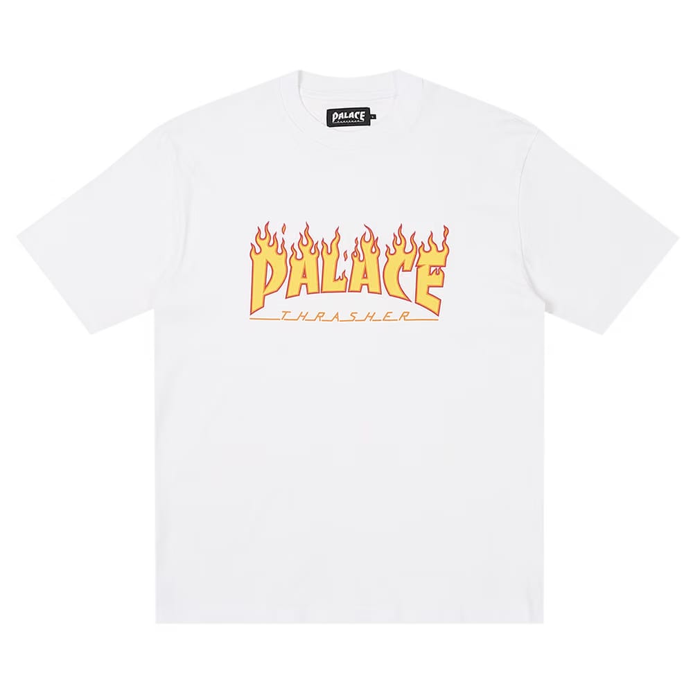 Palace x Thrasher T-Shirt White