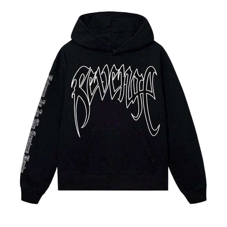 Revenge x XXXTentacion Kill Outline Hoodie Black/White