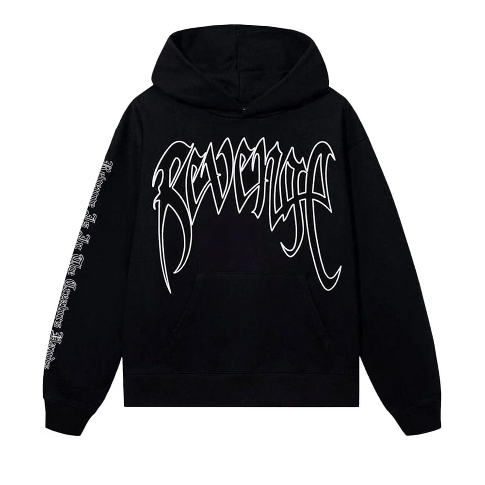 Revenge x XXXTentacion Kill Outline Hoodie Black/White