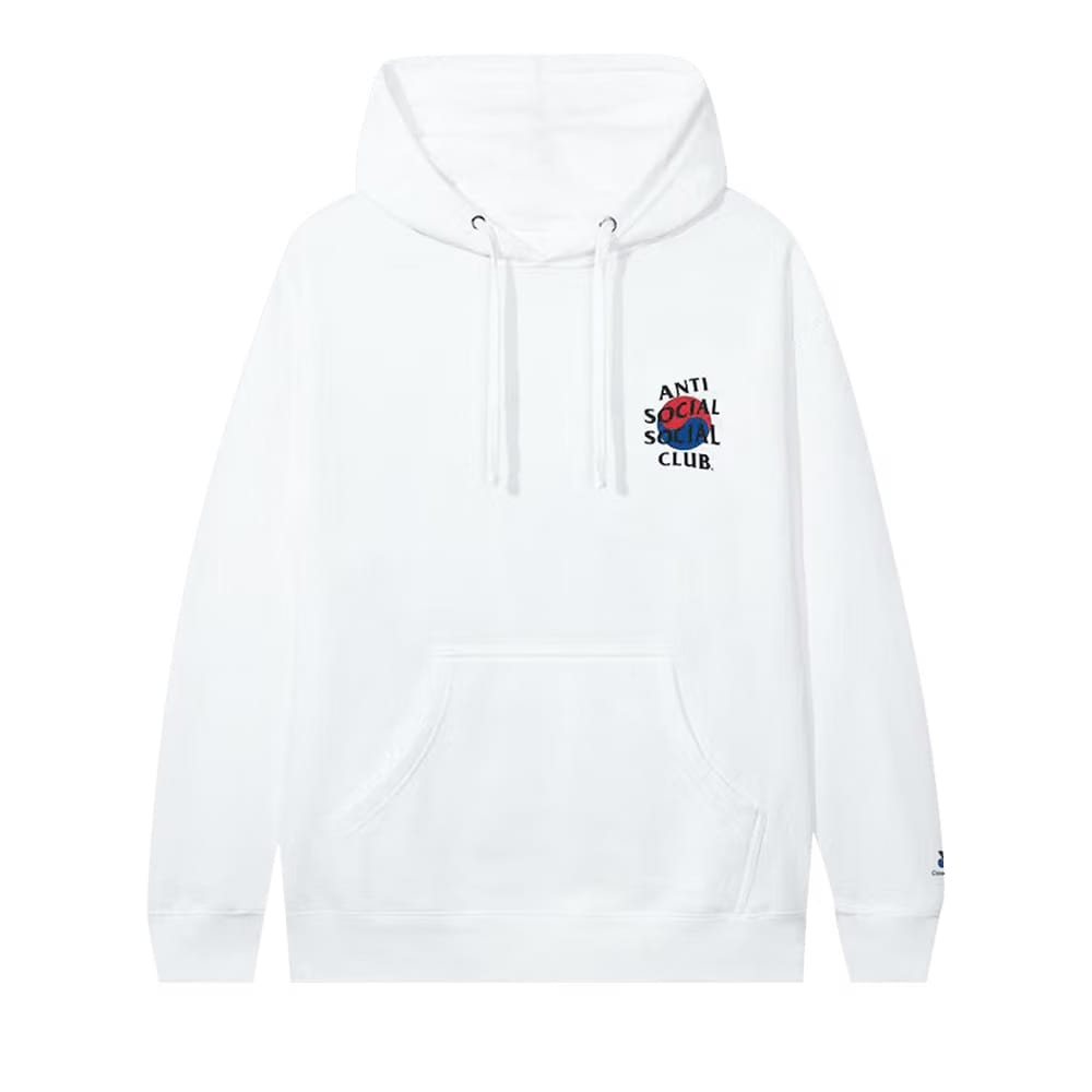 Anti Social Social Club x Case Study Flag Hoodie White