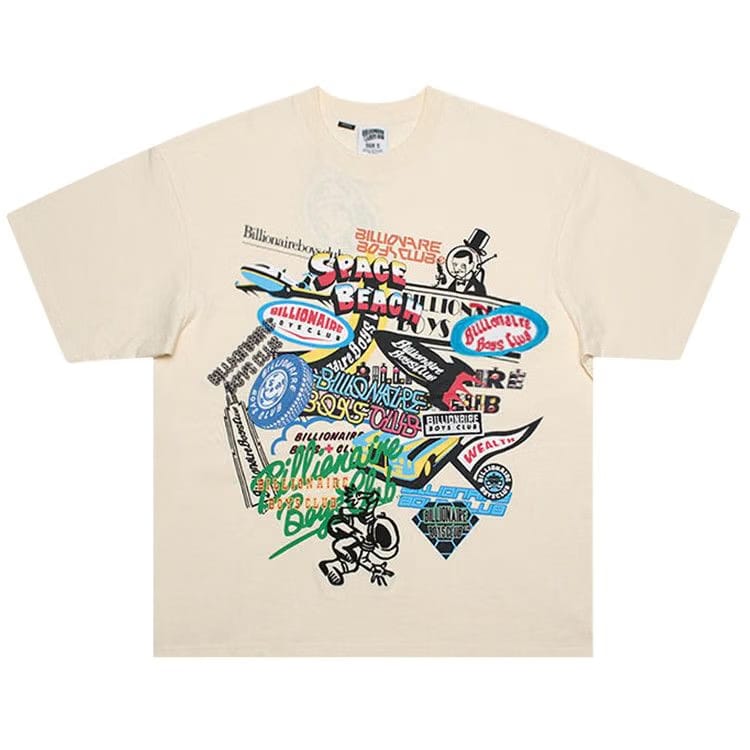 Billionaire Boys Club Cropped T-Shirt Winter White