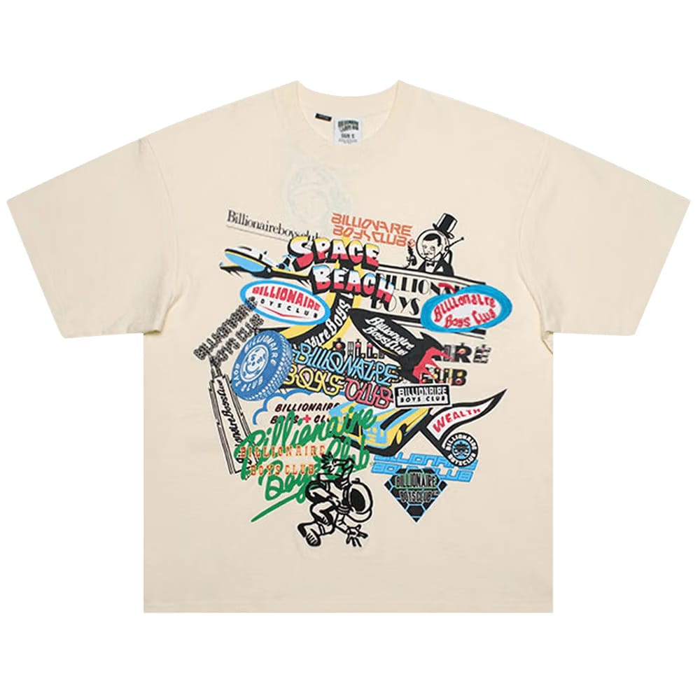 Billionaire Boys Club Cropped T-Shirt Winter White