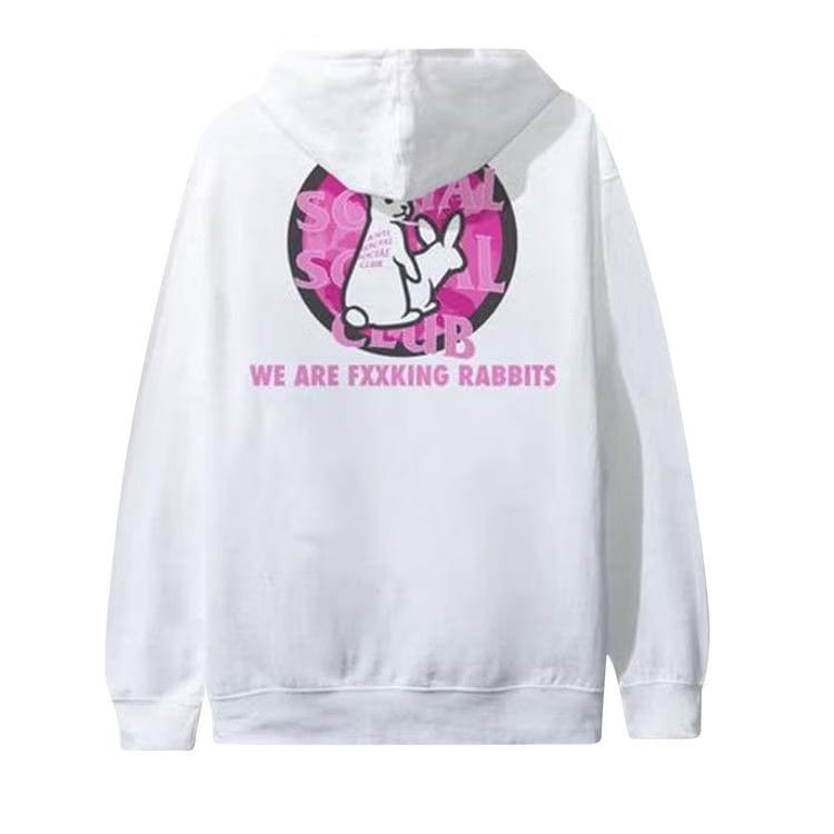Anti Social Social Club x FR2 Intercontinental Hoodie White