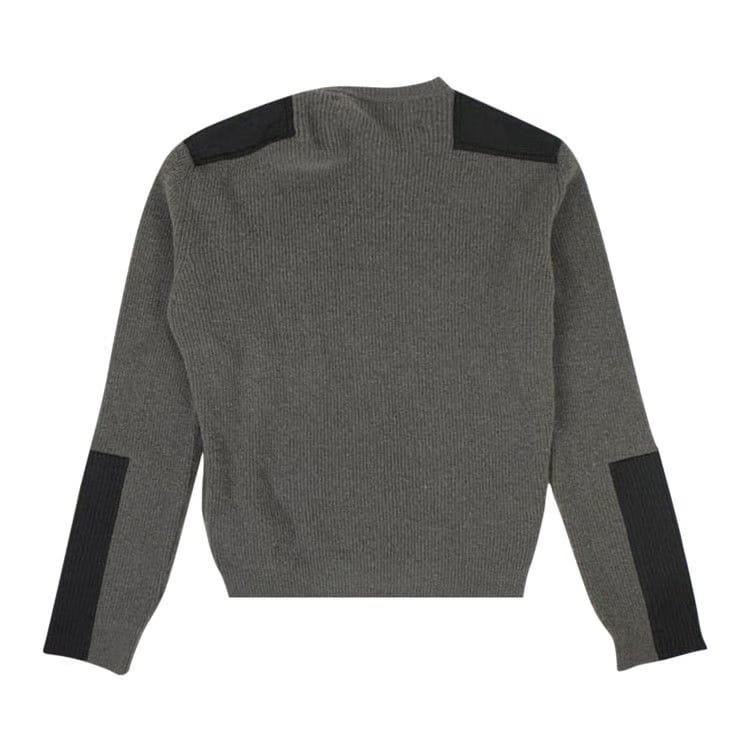 Off-White Logo Patch Sweater Grey