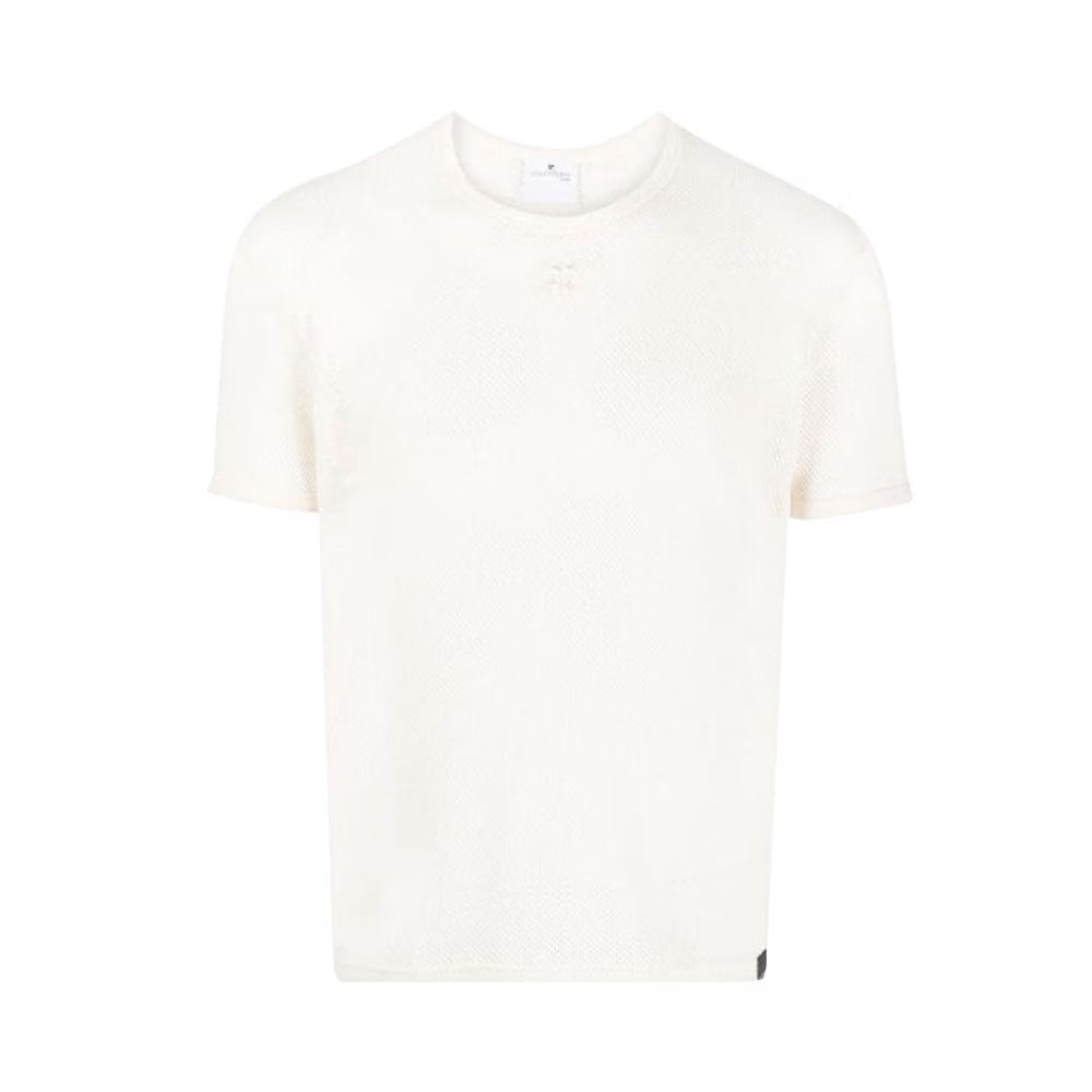 Courrèges Mesh T-Shirt Heritage White