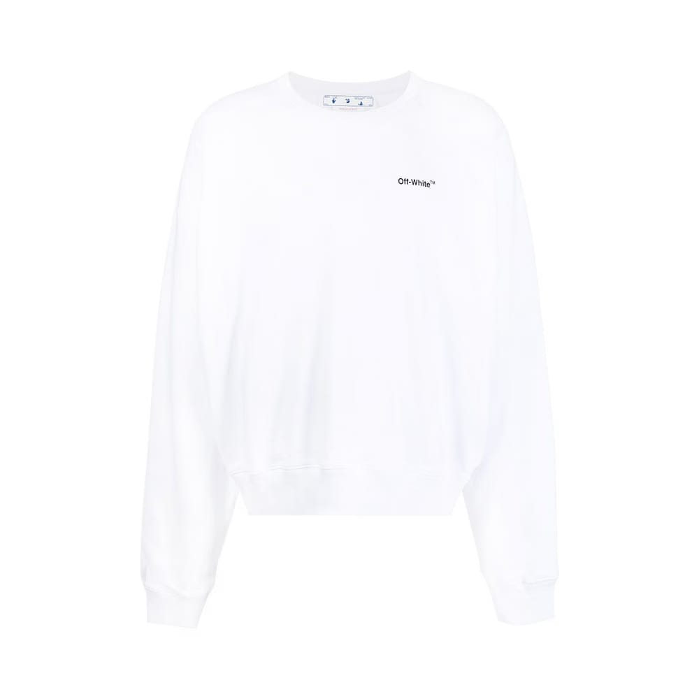 Off-White Caravaggio Arrow Over Crewneck White/Black