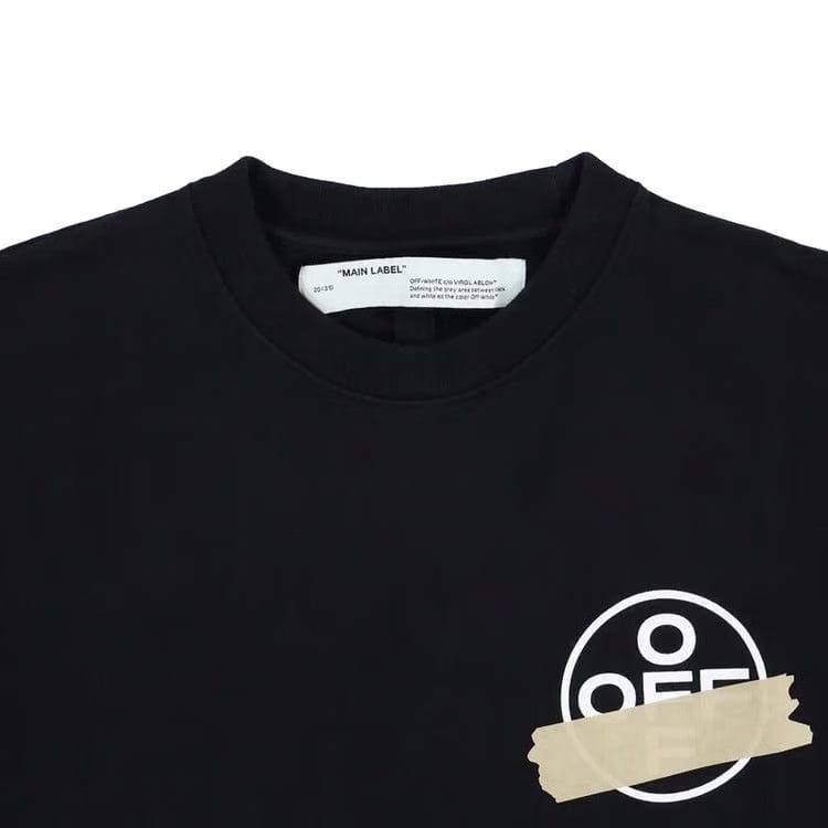 Off-White Tape Arrows Slim Crewneck Black/Beige