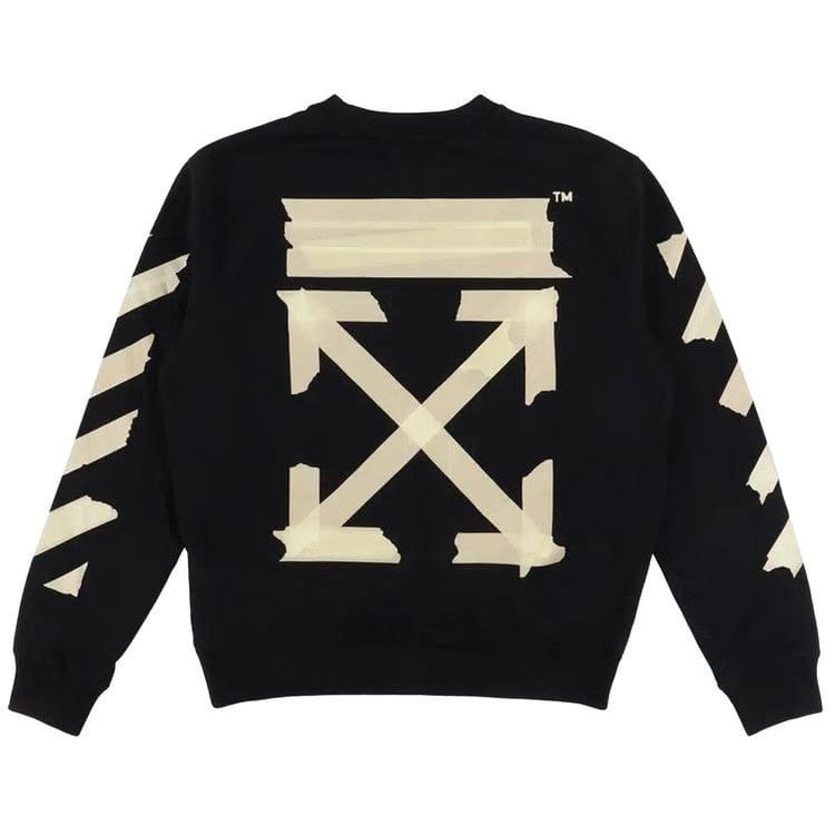 Off-White Tape Arrows Slim Crewneck Black/Beige