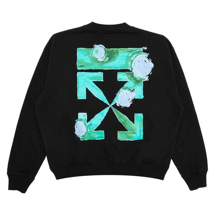 Off-White Tornado Arrow Skate Crewneck Black/Multicolor