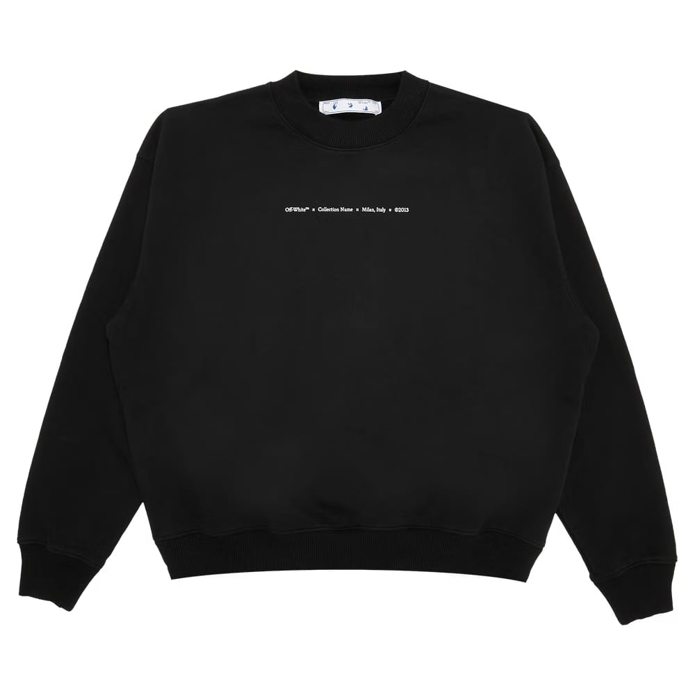 Off-White Tornado Arrow Skate Crewneck Black/Multicolor