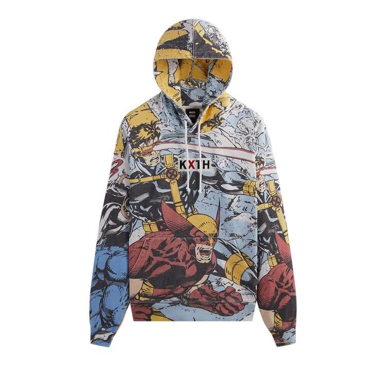 Kith For X-Men Battle Hoodie White