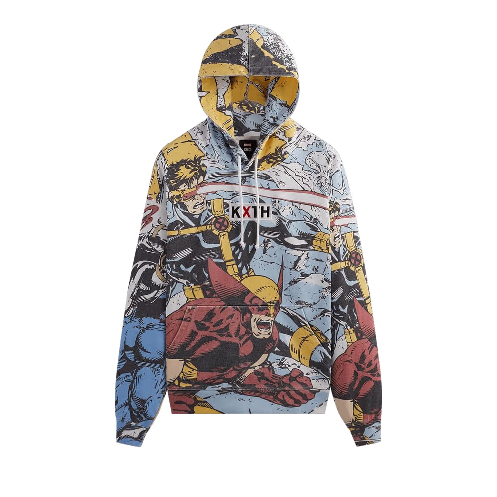 Kith For X-Men Battle Hoodie White