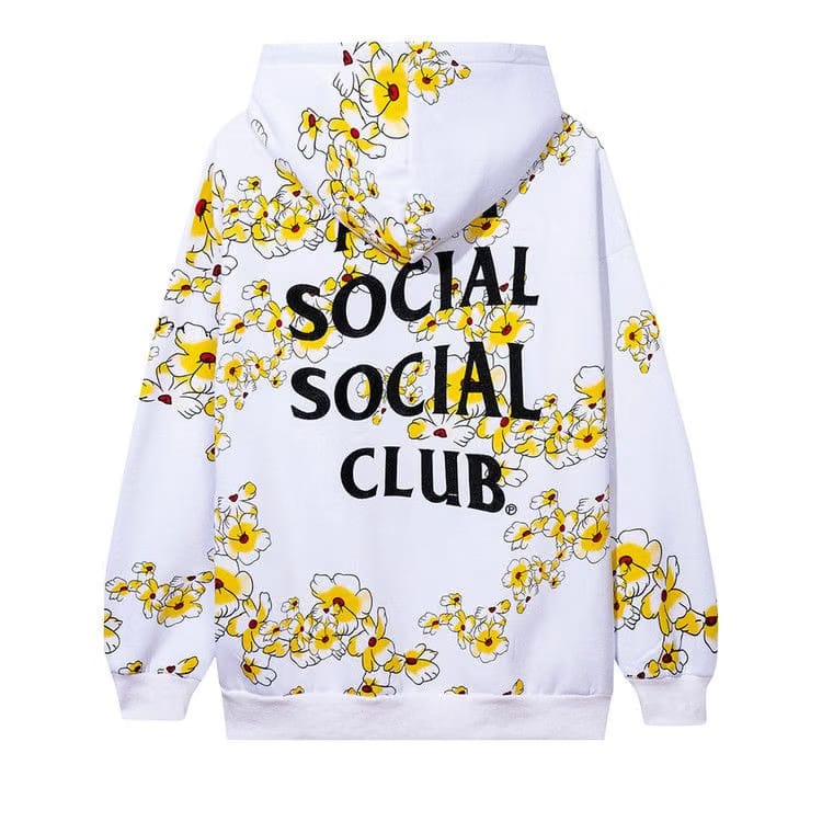 Anti Social Social Club Draw Conclusions Hoodie White