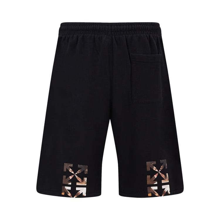 Off-White Caravaggio Lute Skate Sweatshort Black/White