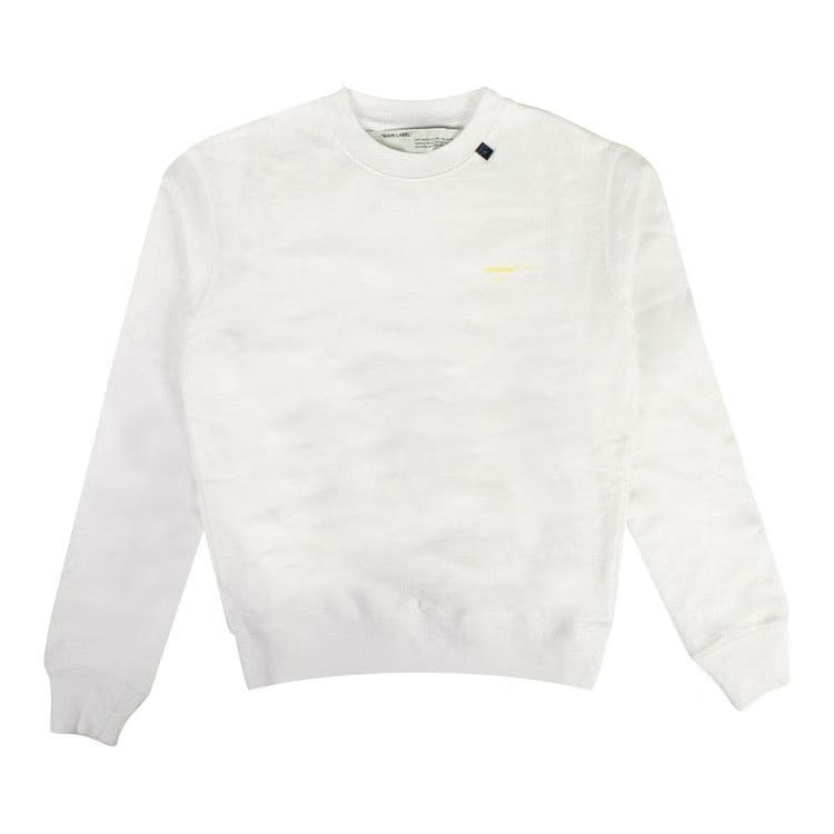 Off-White Acrylic Arrows Sweatshirt White