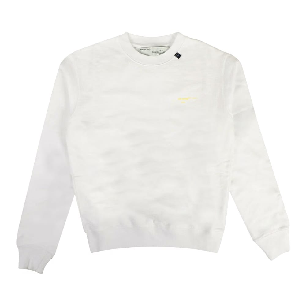 Off-White Acrylic Arrows Sweatshirt White