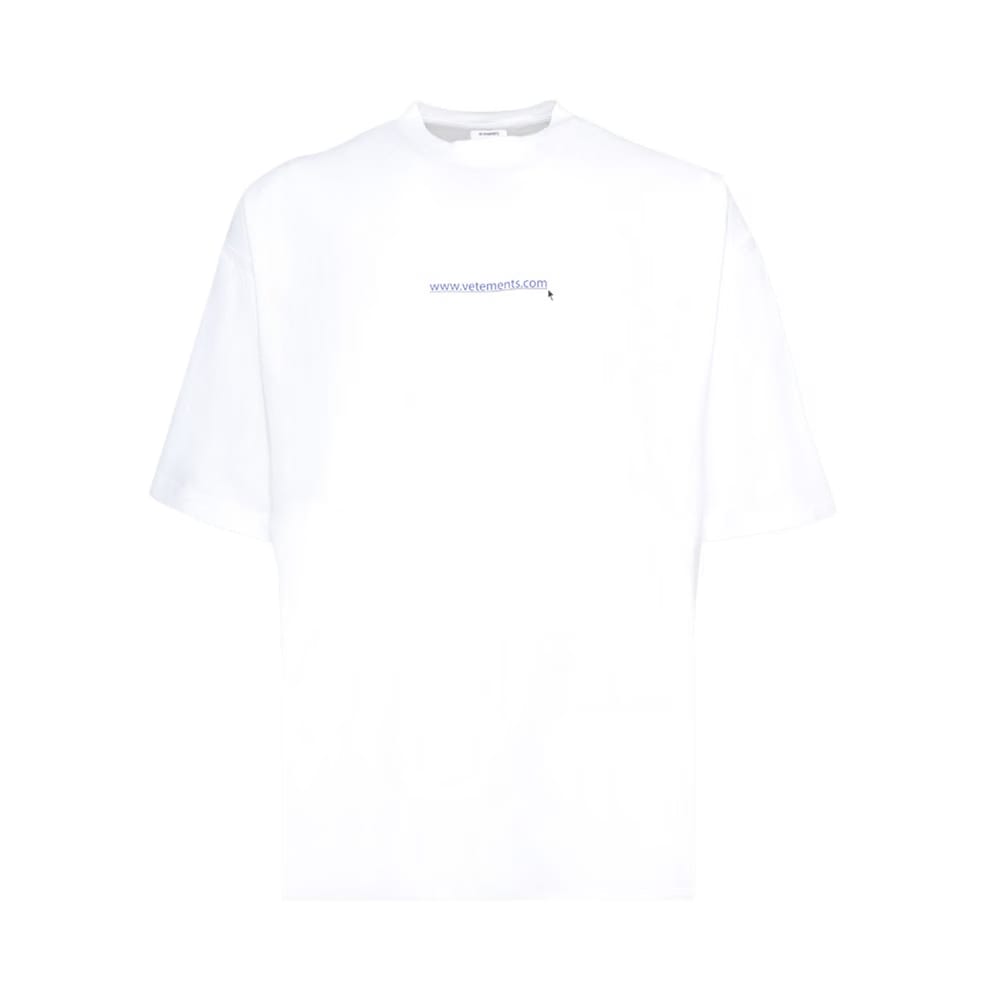 Vetements Website Logo T-Shirt White