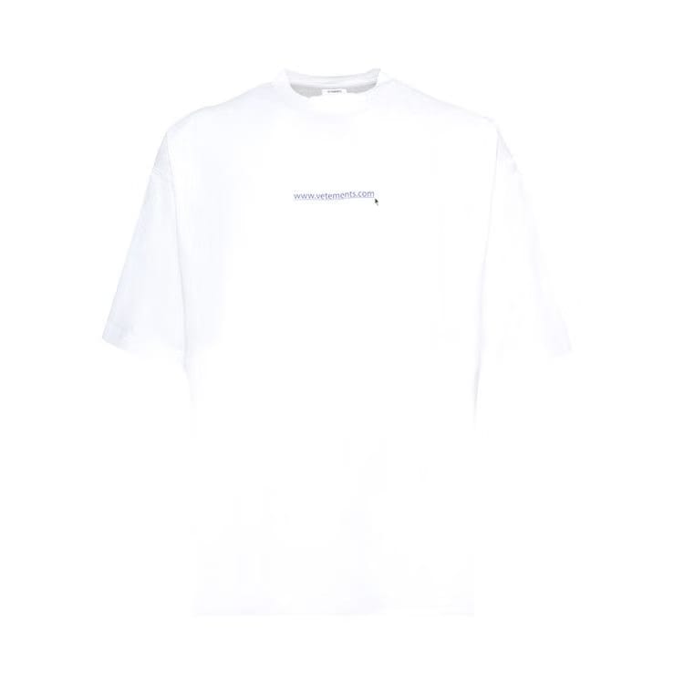Vetements Website Logo T-Shirt White