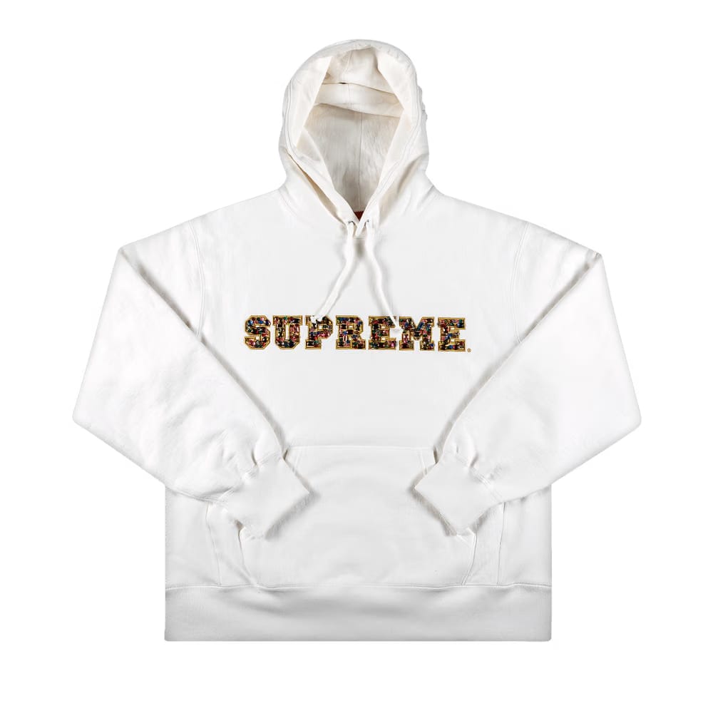 Supreme Jewels Hoodie White