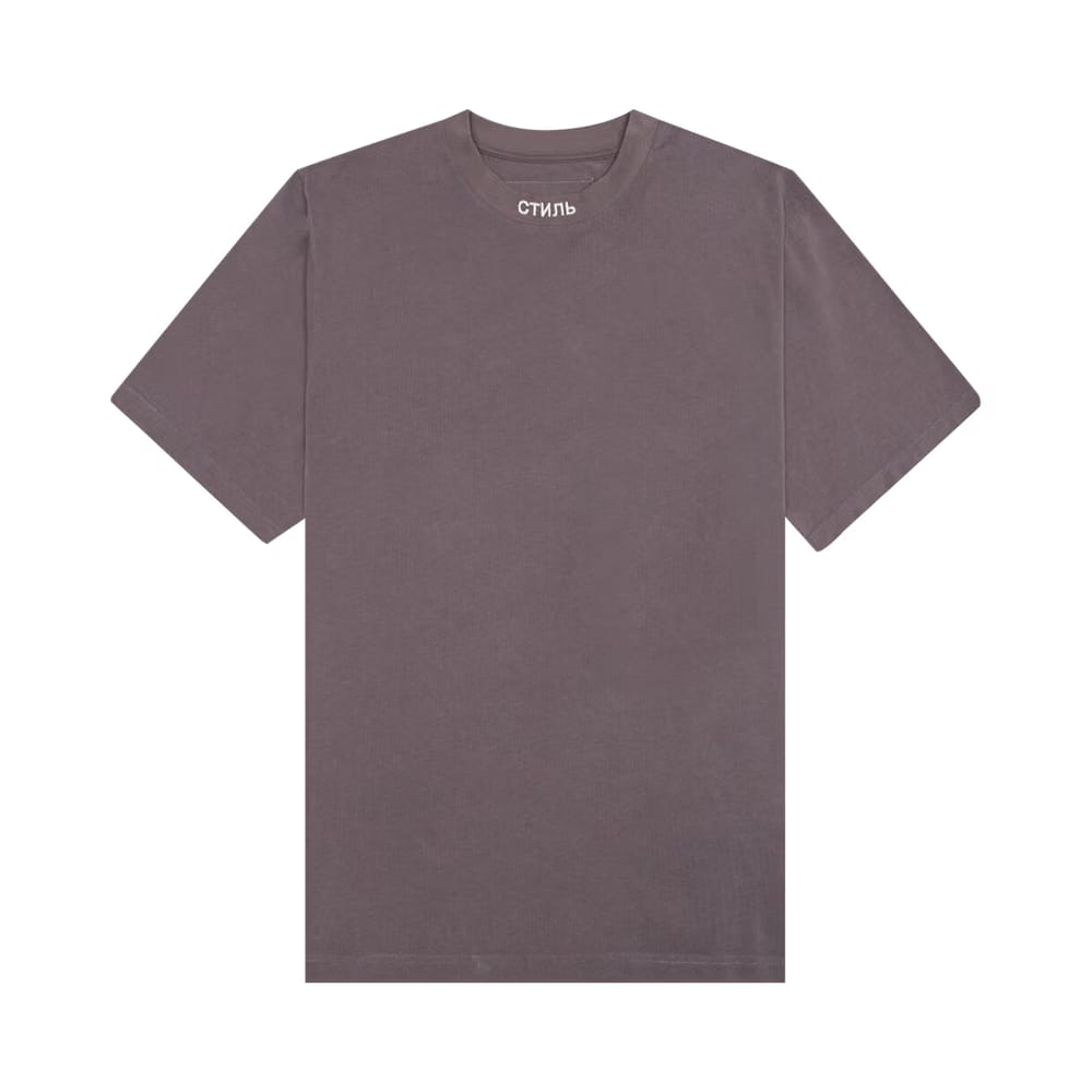 Heron Preston Embroidered Logo T-Shirt Grey/White