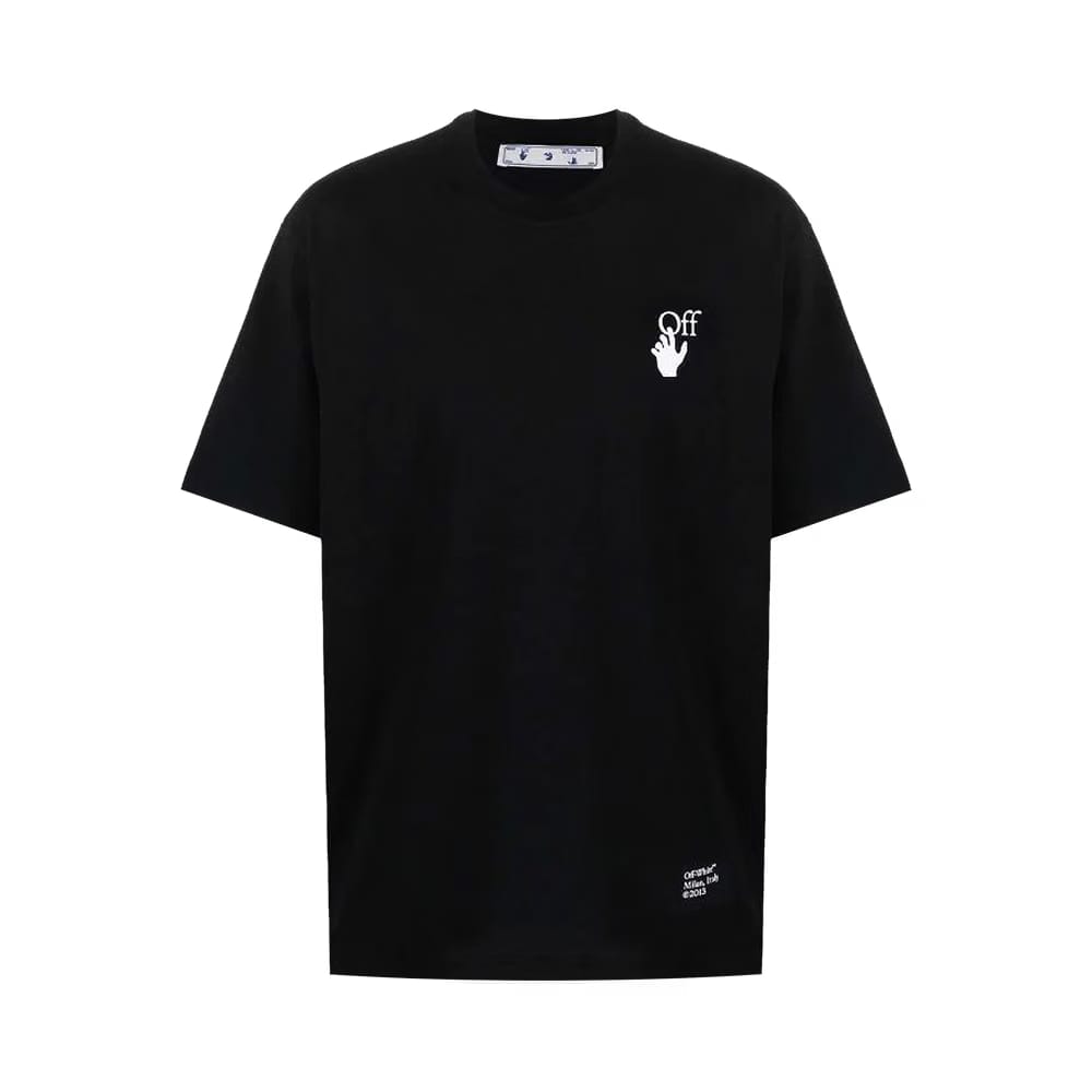 Off-White Caravaggio Arrow Shorts-Sleeve Over Skate T-Shirt Black/White