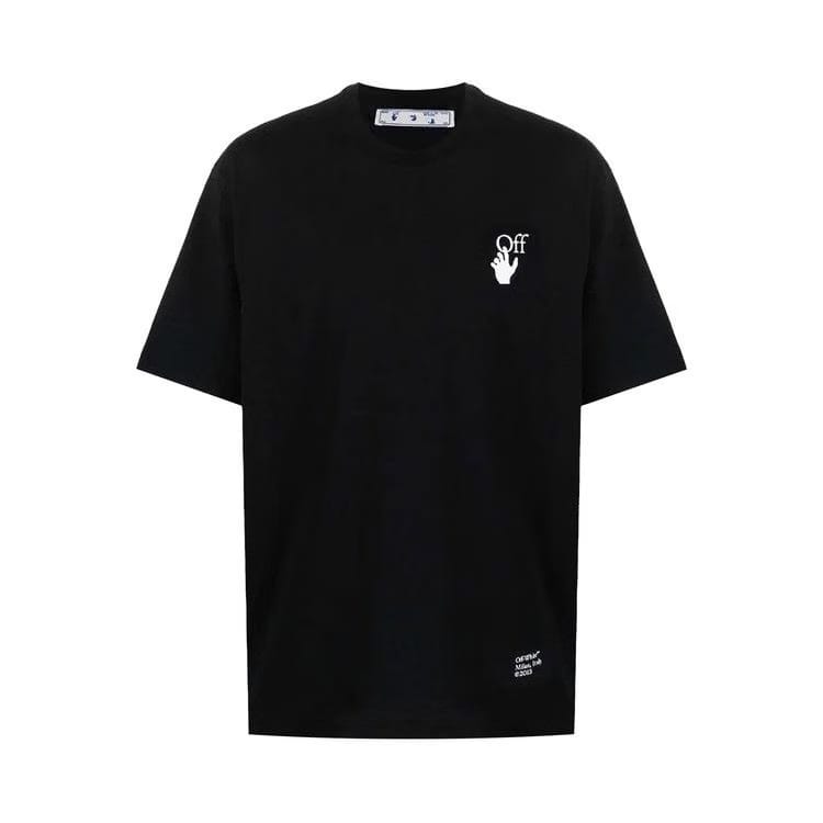 Off-White Caravaggio Arrow Shorts-Sleeve Over Skate T-Shirt Black/White