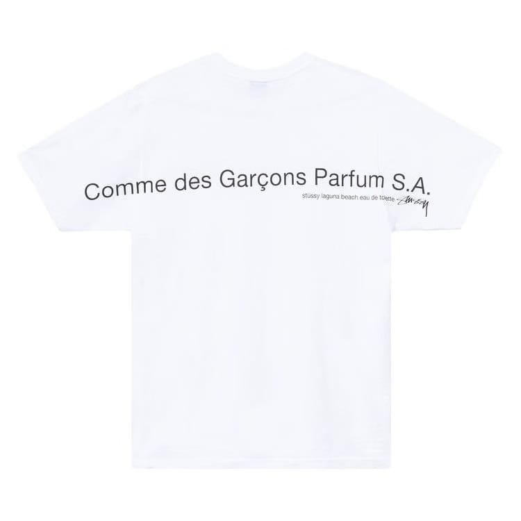 Stussy x Comme des Garçons Laguna Beach T-Shirt White