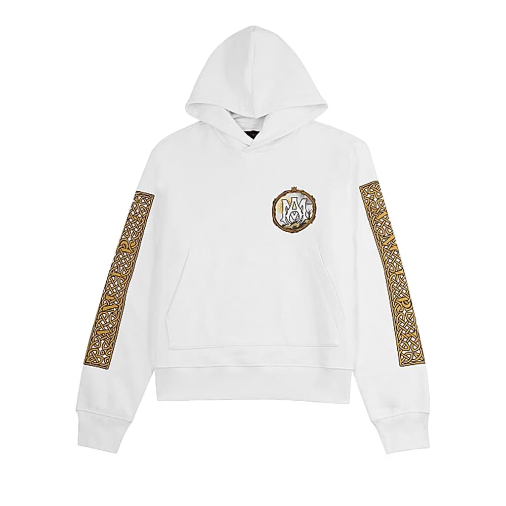 Amiri Alchemy Frame Hoodie White