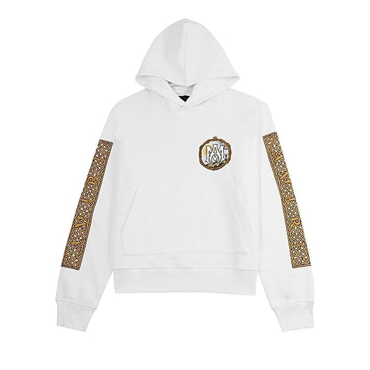 Amiri Alchemy Frame Hoodie White