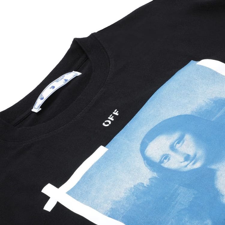 Off-White Monalisa Shorts-Sleeve Over T-Shirt Black/White