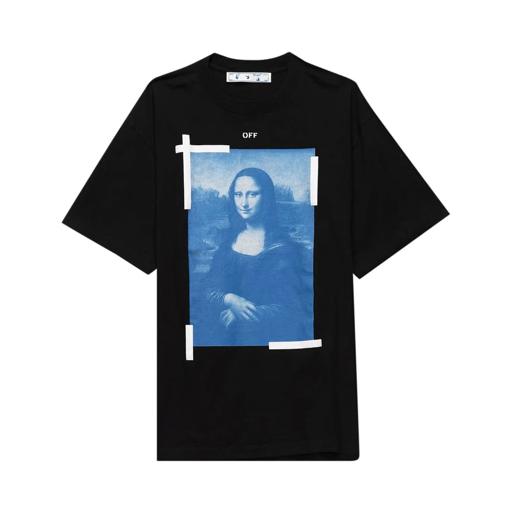 Off-White Monalisa Shorts-Sleeve Over T-Shirt Black/White