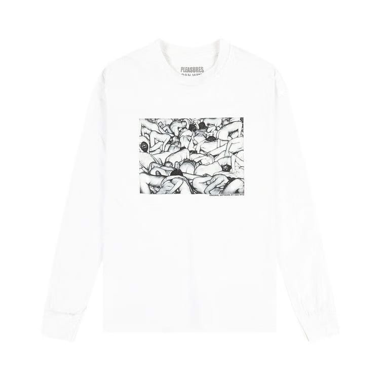 Pleasures Orgy Long-Sleeve T-Shirt White